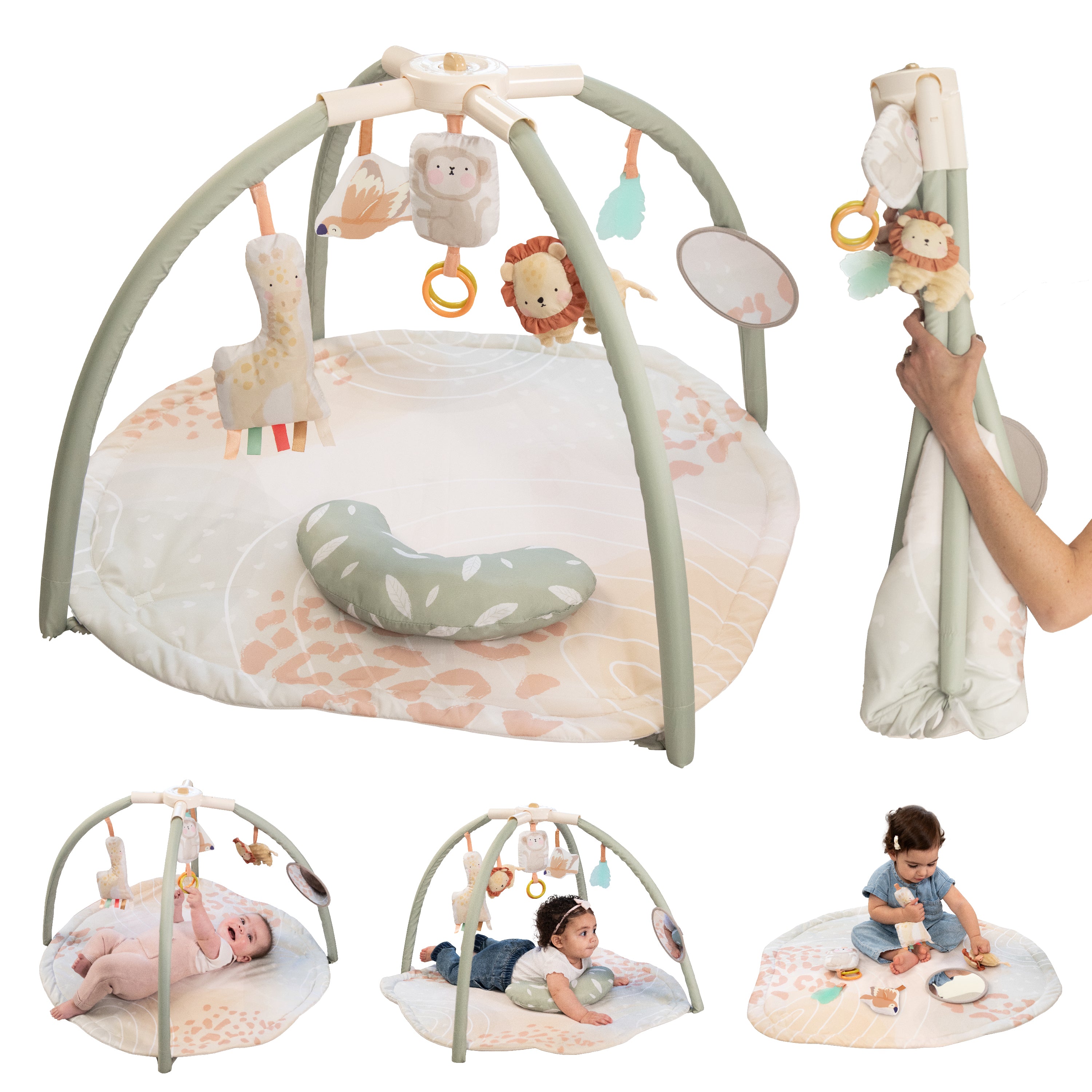 4-in-1 Twist & Fold Activity Gym & Play Mat